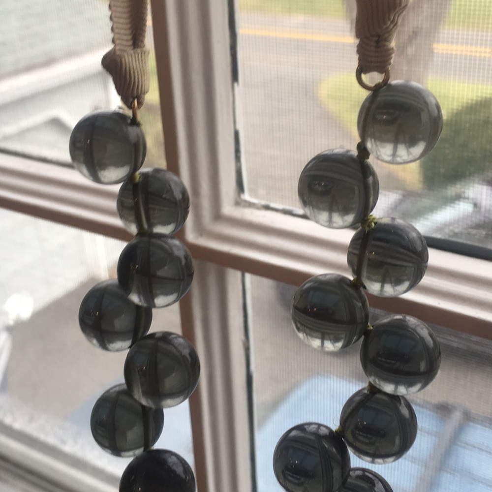 J. Crew Semi- Precious Stone Ribbon Necklace.
